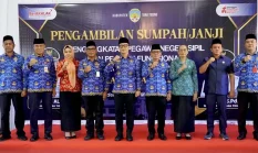 Pesan Tegas Bupati Tana Tidung untuk ASN Baru Saat Pengambilan Sumpah