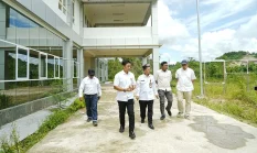Gedung BPSDM Kaltara Belum Sepenuhnya Rampung, Ini Pesan Sekprov
